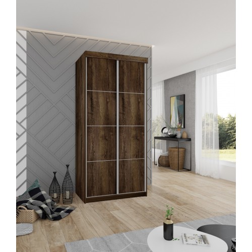 Skapis TOP 25 PLUS 100, tumšais ozols